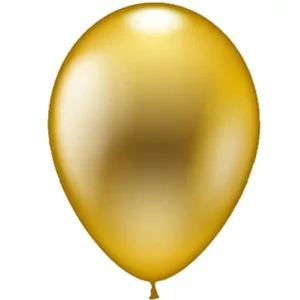 Ballon gold metallic 28cm / Latex / 39