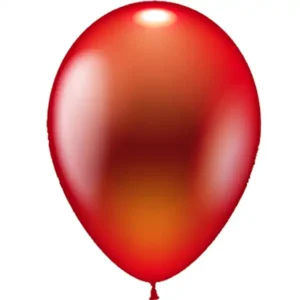 Ballon warmrot metallic 28cm / Latex / 53