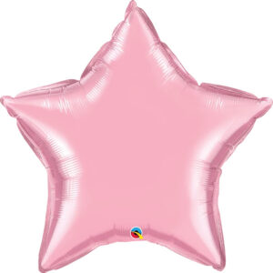75cm Stern metallic rosa