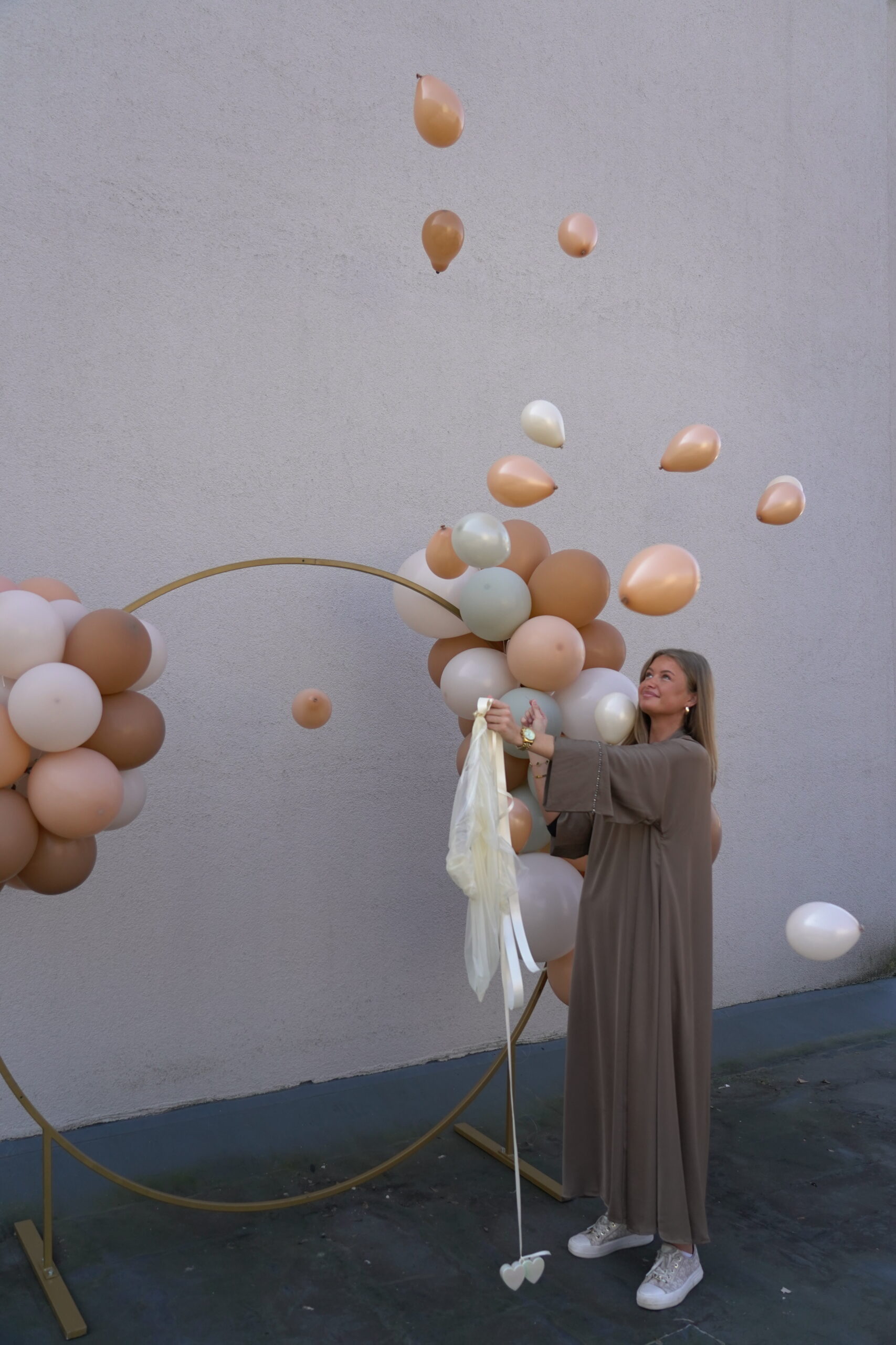 Himmelsherzen / Befüllter Latex - Ballon / circa 90cm – Bild 7