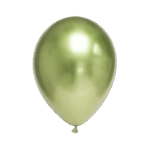 3 Miniballons Chrome Olive