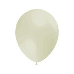 3 Miniballons Elfenbein