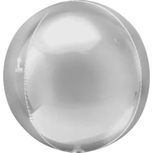Kugelballon metallic platin