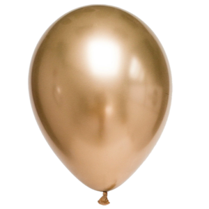 Ballon Gold Chrome 48cm / Latex
