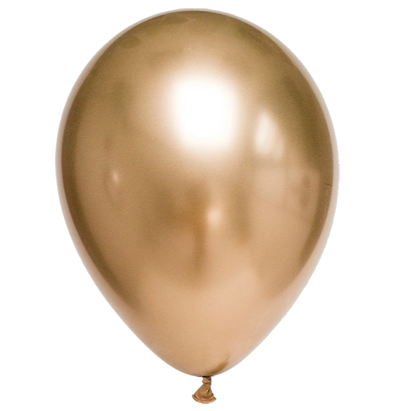 Ballon Gold Chrome 48cm / Latex