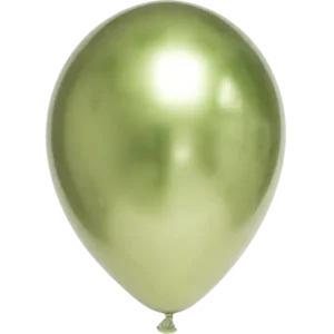 Ballon olive chrome 28cm / Latex / 94