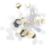 Weiß Mix Gold Silber