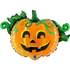 Kürbis / Halloweenballon / 34cm, hängend