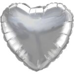 Herz Silber Metallic