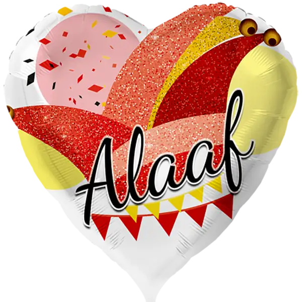 ALAAF Herz, Folienballon 43cm