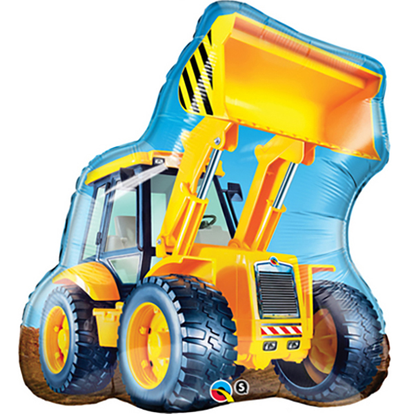 Bagger, Folienballon, H 81 cm