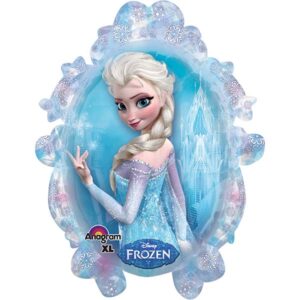 Elsa und Anna im Rahmen, Folienballon 78cm