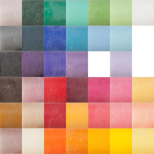 Kerze, FARBE WÄHLBAR, 9 cm x 14 cm, Oberfläche ICE, Weizenkorn, handgefertigt und durchgefärbt – Bild 2