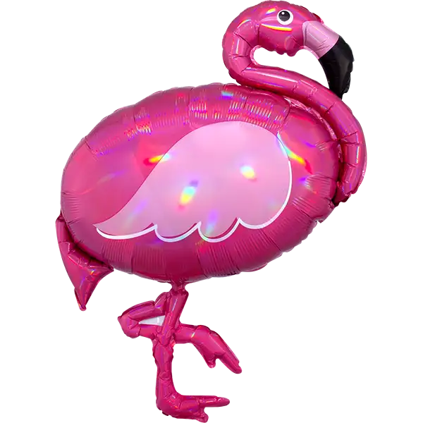 Flamingo irisierend / 83 cm