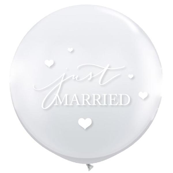 Himmelsherzen / Befüllter Latex - Ballon / circa 90cm – Bild 9