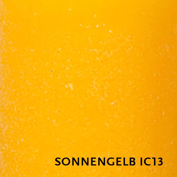 Kerze, FARBE WÄHLBAR, 9 cm x 14 cm, Oberfläche ICE, Weizenkorn, handgefertigt und durchgefärbt – Bild 6