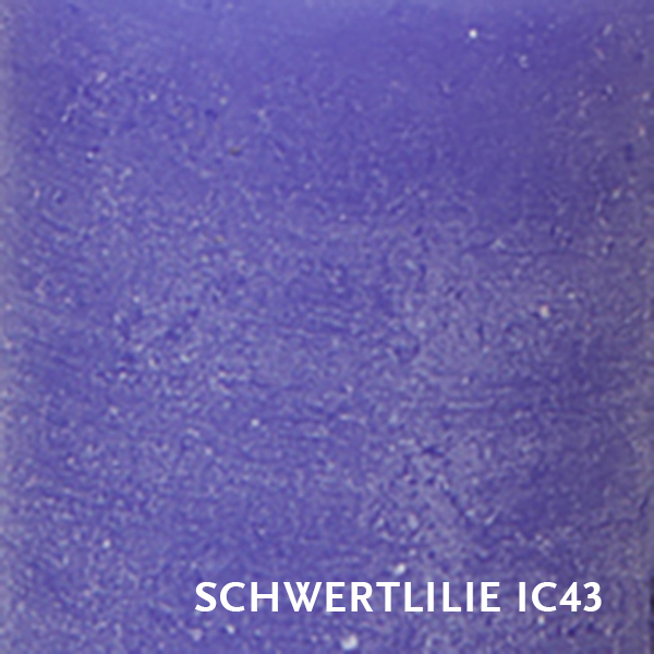 Kerze, FARBE WÄHLBAR, 9 cm x 14 cm, Oberfläche ICE, Weizenkorn, handgefertigt und durchgefärbt – Bild 18
