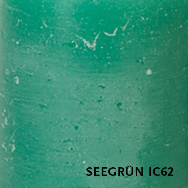 Kerze, FARBE WÄHLBAR, 9 cm x 14 cm, Oberfläche ICE, Weizenkorn, handgefertigt und durchgefärbt – Bild 26