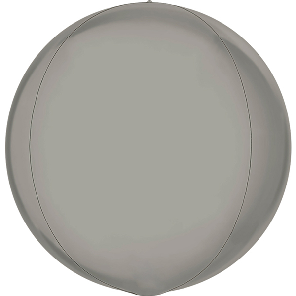 Kugelballon Platin Silber 40cm