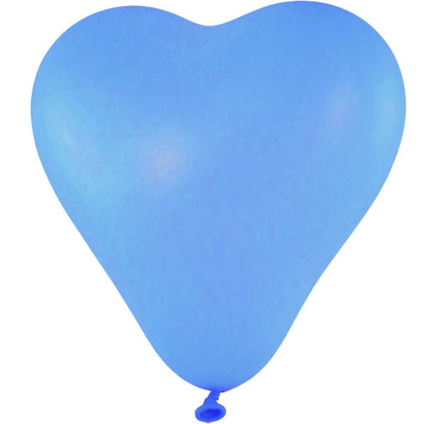 Herzballon limonengrün 15cm / Latex – Bild 2