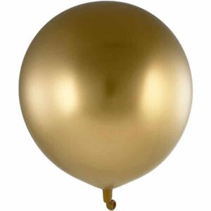 Latexballon, Gold Chrome, 60cm / 39