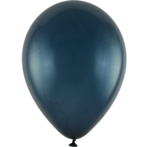 Ballon dunkelblau metallic 28cm / Latex / 780