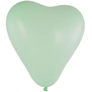 Herzballon mintgrün 30cm / Latex