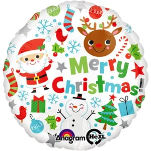 Merry Christmas Everybody! Folienballon 45cm