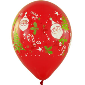 Ballon Xmas Rot 28cm / Latex