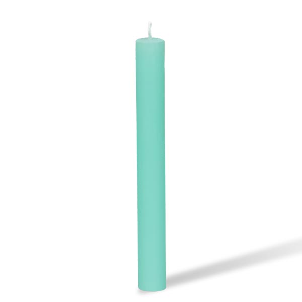 Kerze, FARBE WÄHLBAR, 2,2cm x 20cm, Oberfläche GLATT, Weizenkorn, handgefertigt und durchgefärbt