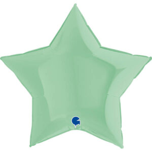 75cm Stern, pastell mint, Folienballon