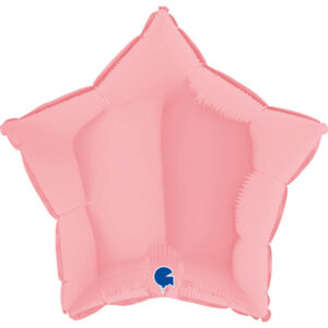 45cm Stern, Rosa Pastell, Folienballon