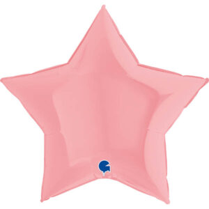75cm Stern, pastell pink, Folienballon