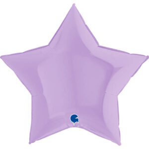 75cm Stern, pastell lila, Folienballon