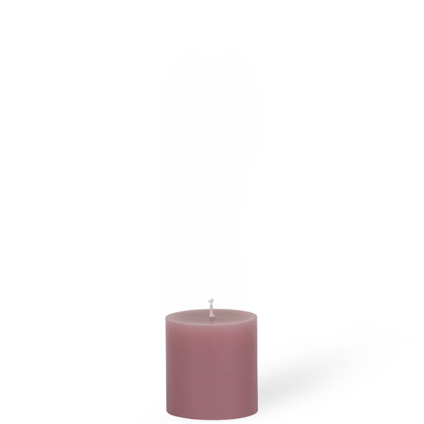 Kerze, FARBE WÄHLBAR, 9 cm x 10 cm, Oberfläche GLATT, Weizenkorn, handgefertigt und durchgefärbt – Bild 3