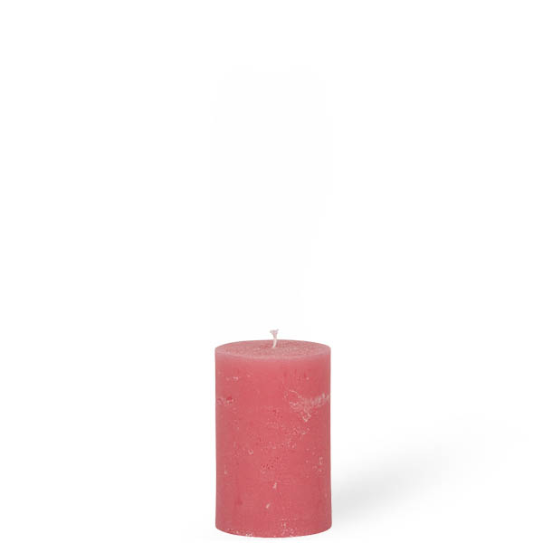 Kerze, FARBE WÄHLBAR, 9 cm x 14 cm, Oberfläche ICE, Weizenkorn, handgefertigt und durchgefärbt