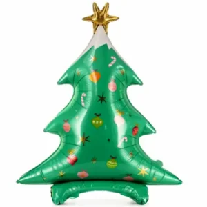 Weihnachtsbaum, Folienballon 78 cm x 94 cm, selbststehend