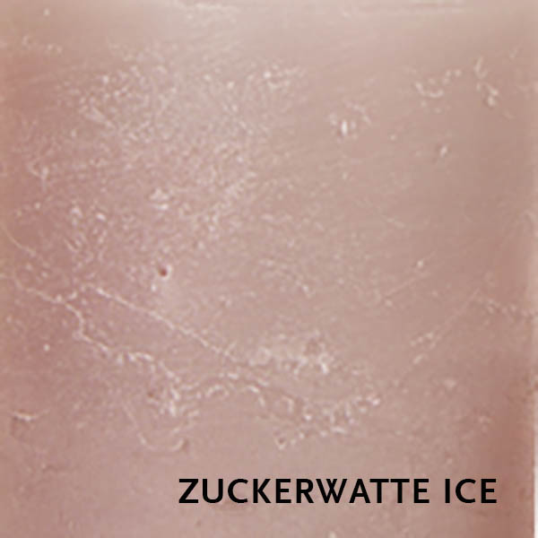 Kerze, FARBE WÄHLBAR, 9 cm x 14 cm, Oberfläche ICE, Weizenkorn, handgefertigt und durchgefärbt – Bild 12