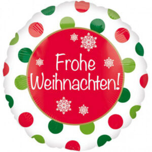 Frohe Weihnachten Folienballon 45cm
