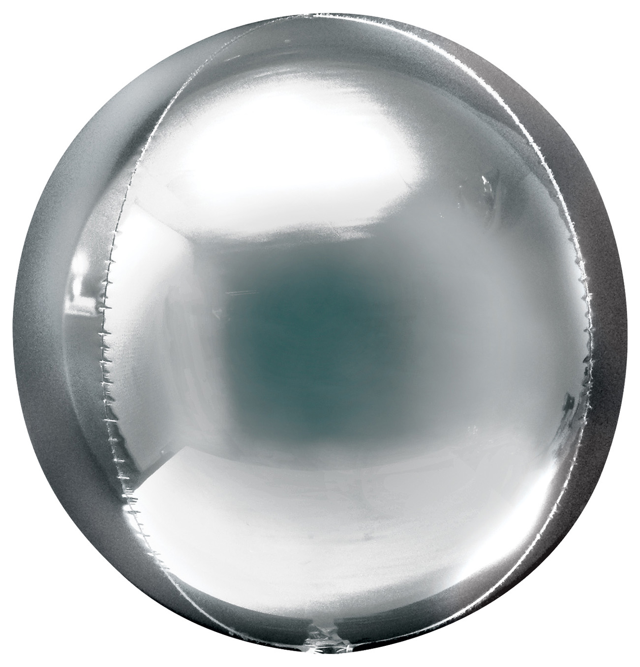 Kugelballon Silber Metallic 40cm