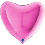 Herz Metallic Pink