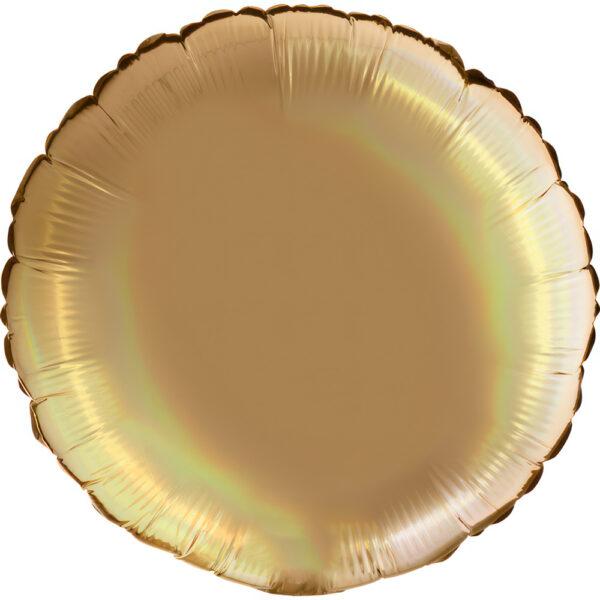 45cm Rund, Irisierend Champagner, Folienballon