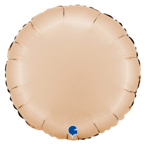 45cm Rund Satin Nude