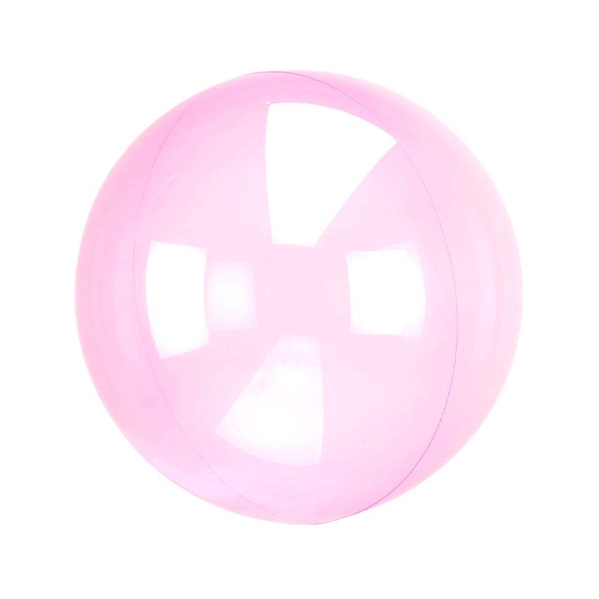 Bubble 38 cm Transparent Pink