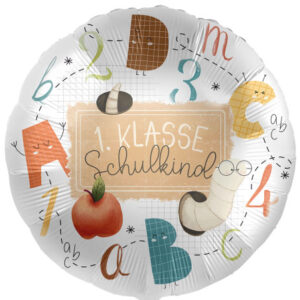 Einschulung Ballon 1. Klasse