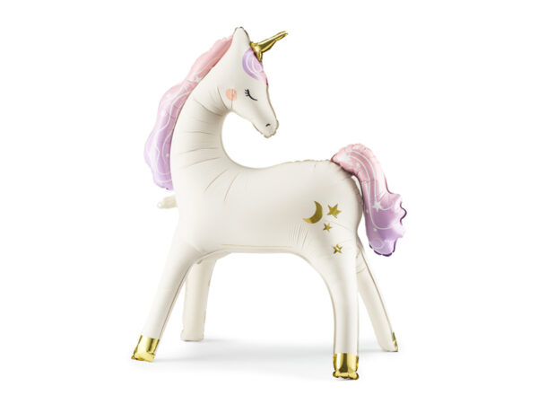 Airwalker Einhorn selbststehend, Folienballon 95cm