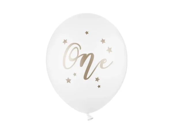 one, Latexballon mit Aufdruck 28 cm