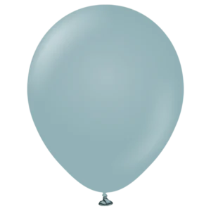 Ballon grau-blau 28cm / Latex / 8005