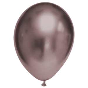 Ballon mokka chrome 28cm / Latex / 5014
