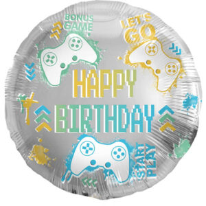"Happy Birthday" Gaming rund 45cm